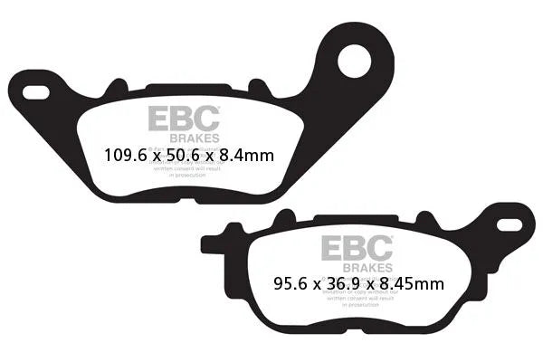 BRAKE PAD FA SER ORGANIC