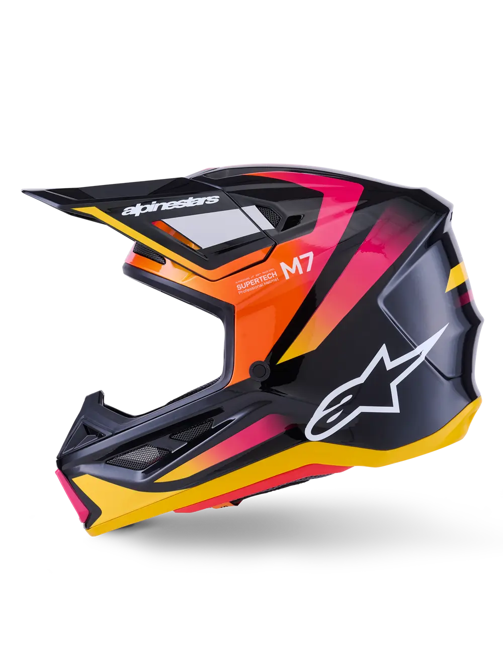 HELMET SM7 RISE BLK/YL/PINK XL