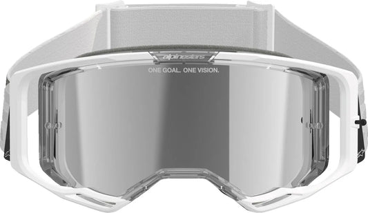 GOGGLE VISION 8 CORP WHT MIRROR-SIL