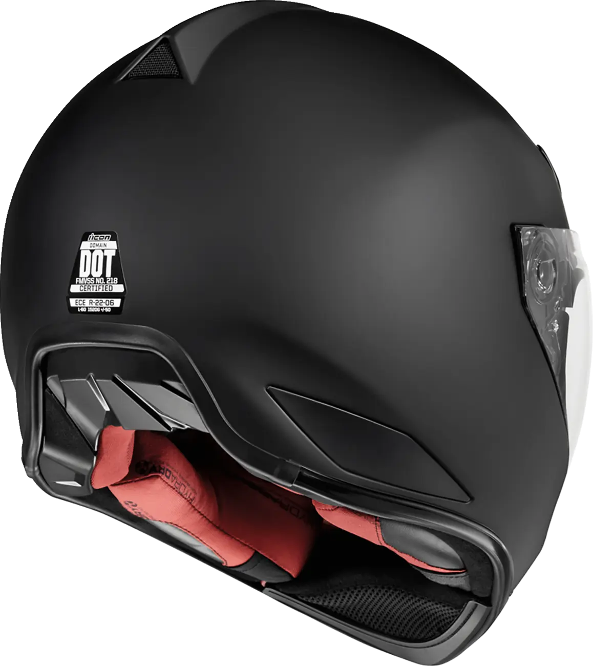 HELMET DOMN RUB BK MD