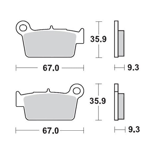 Brake Pad Racing 094511