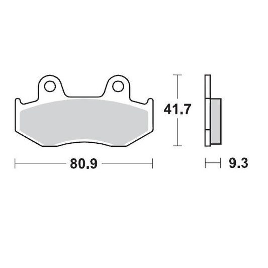 Brake Pad Racing 095811
