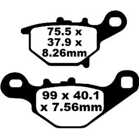 Brake Pad Fa-Tt Series Carbon Fiber FA401TT