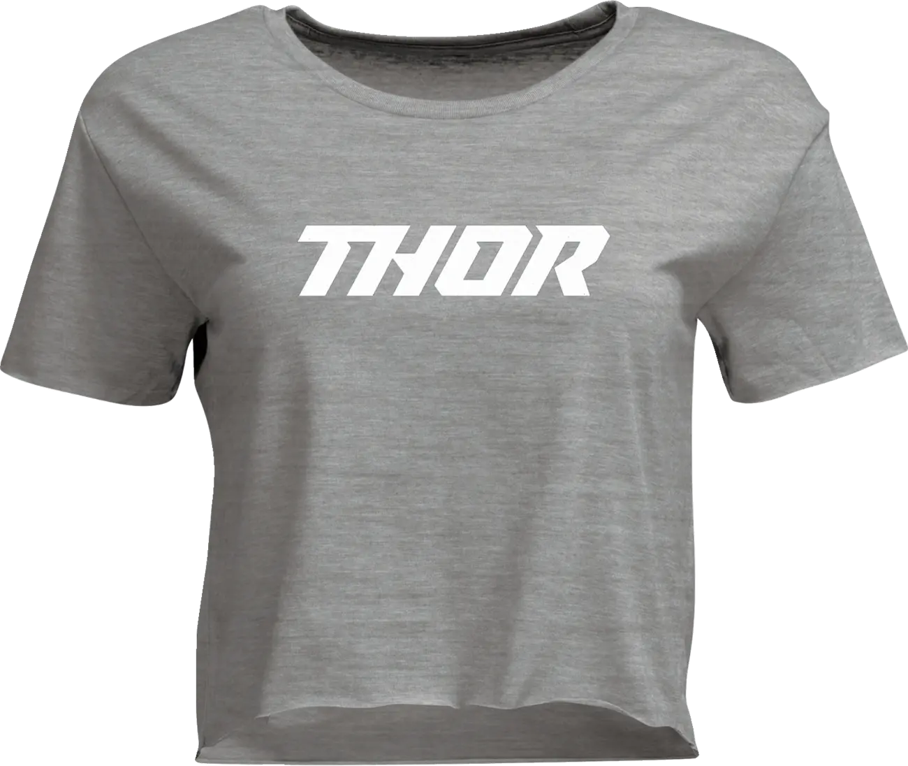 TEE WOMENS CORP HTR GRAY XL