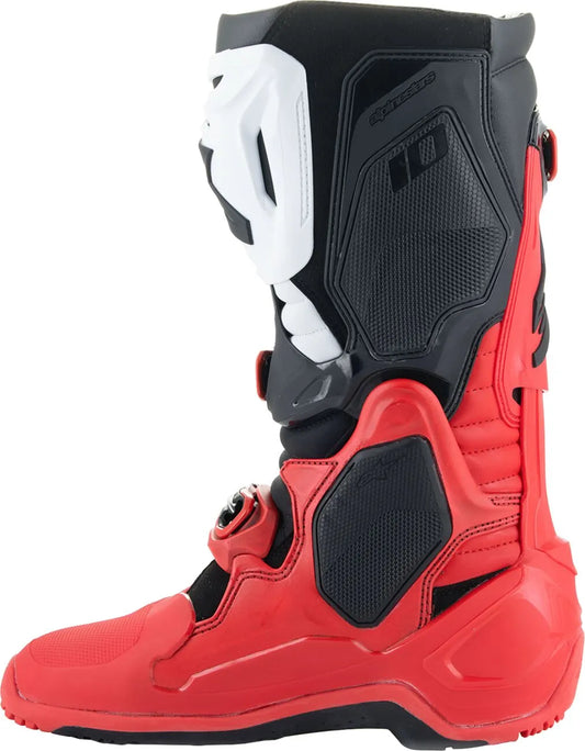 BOOT TECH 10 ENDURO BRIGHT RED/BLACK/WHITE 12