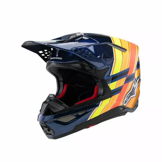 Supertech M10 TLD 25 Helmet Dark Blue/Orange/Yellow