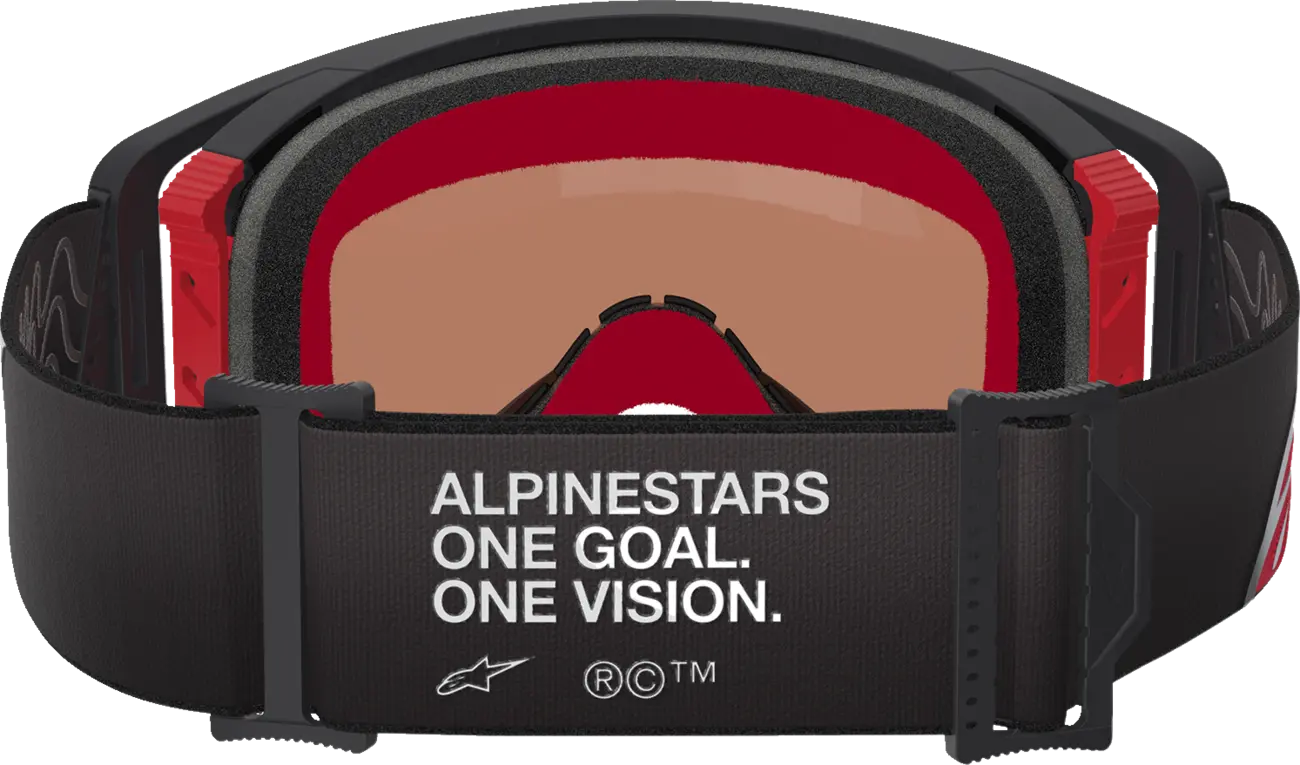 GOGGLE SUPERTECH CORP BLK/RED MIRROR-SILVER