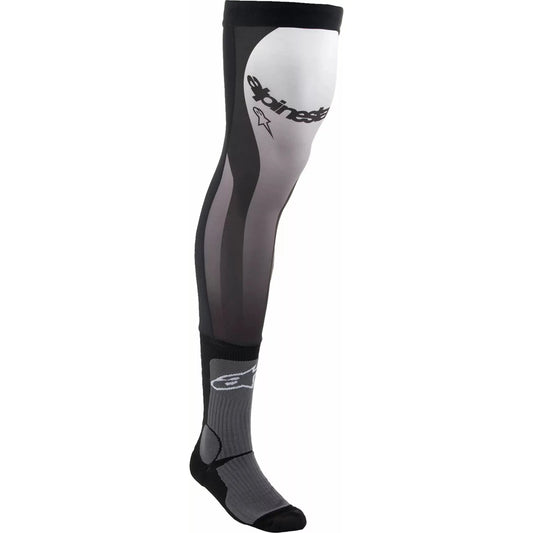 Knee Brace Socks Black/White