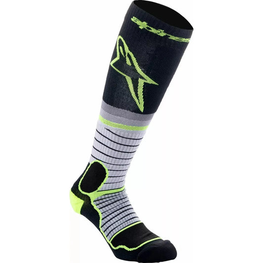 MX Pro Socks Black/Grey/Yellow