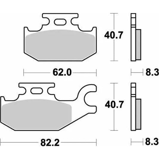 Brake Pad Nitro 095721
