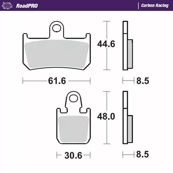 Brake Pad Carbon Racing 406906