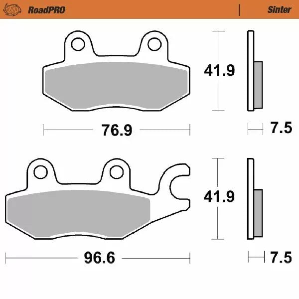 Brake Pad Sinter Front 413701