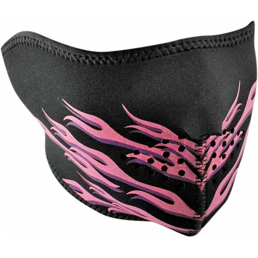Half Mask Pink Flames Wnfm054H