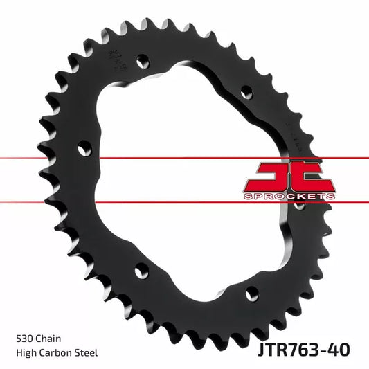 Sprocket Rear 40T 530 Blk Jtr763.40Zbk