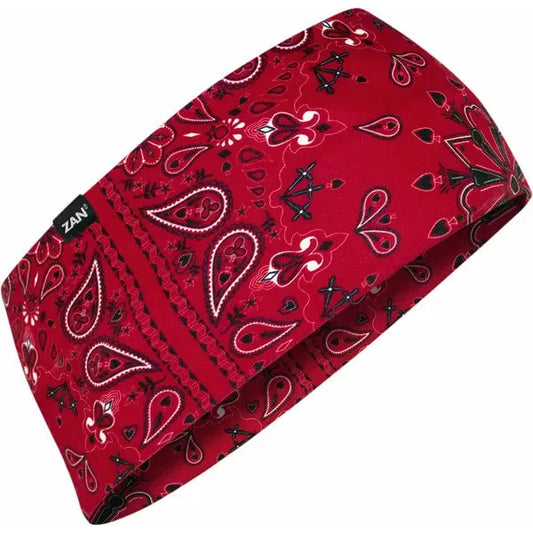 Headband Sportflex Red Paisly Hbl106