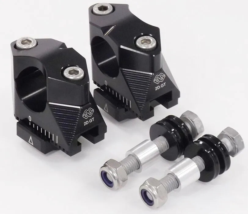 YAMAHA MT-09 2017 - 2020 2DGT ADJ HANDLE RISERS ABK-17 BLK