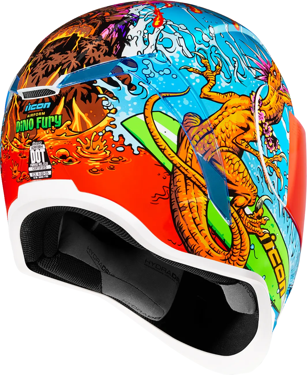 HELMET AIRFORM DINO FURY BLUE MD