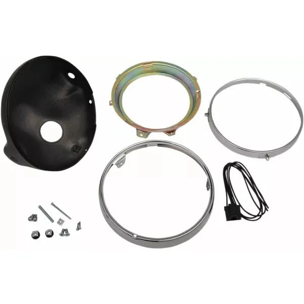 H/Lamp Z1 Style Shell Blk 66-65010