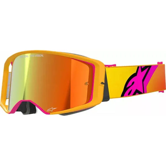 Supertech Corp Goggle Yellow/Pink w/ Red Mirrored Lens