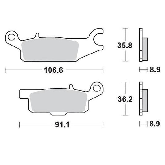 Brake Pad Racing 096211
