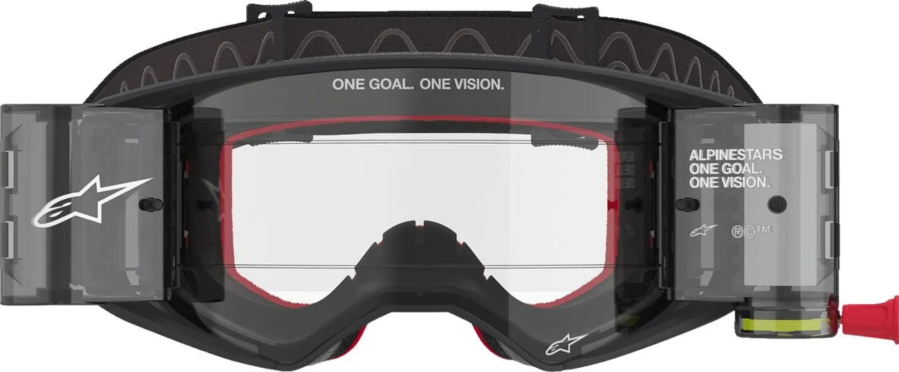 GOGGLE SUPERTECH CORP BLK/GRY CLEAR ROLL-OFF
