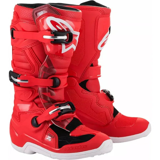 Youth Tech 7S Boots Red
