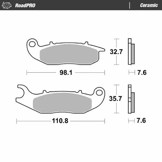 Brake Pad Ceramic 414104