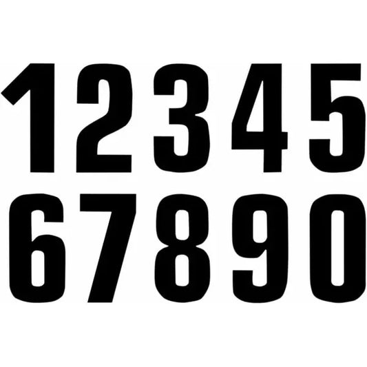 Number #3 16X7.5Cm Bk 5048/20/3