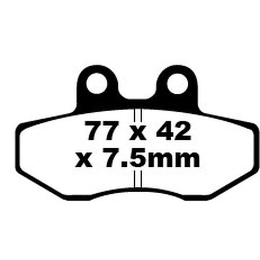 Brake Pad Fa Series Organic FA167