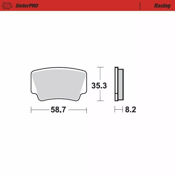 Brake Pad Racing 096611