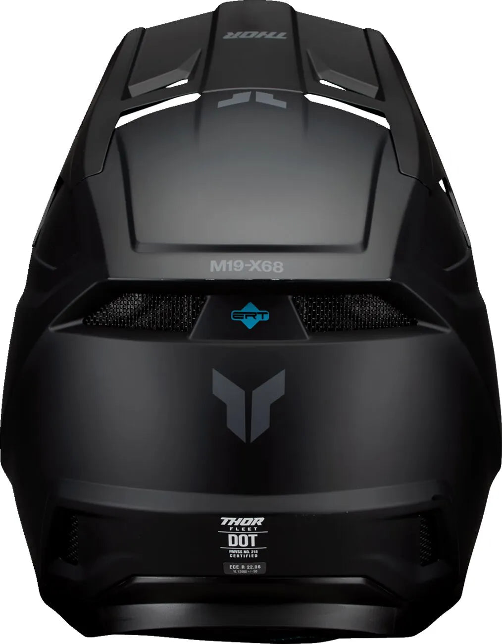 HELMET FLEET YTH BLACKOUT MATTE L