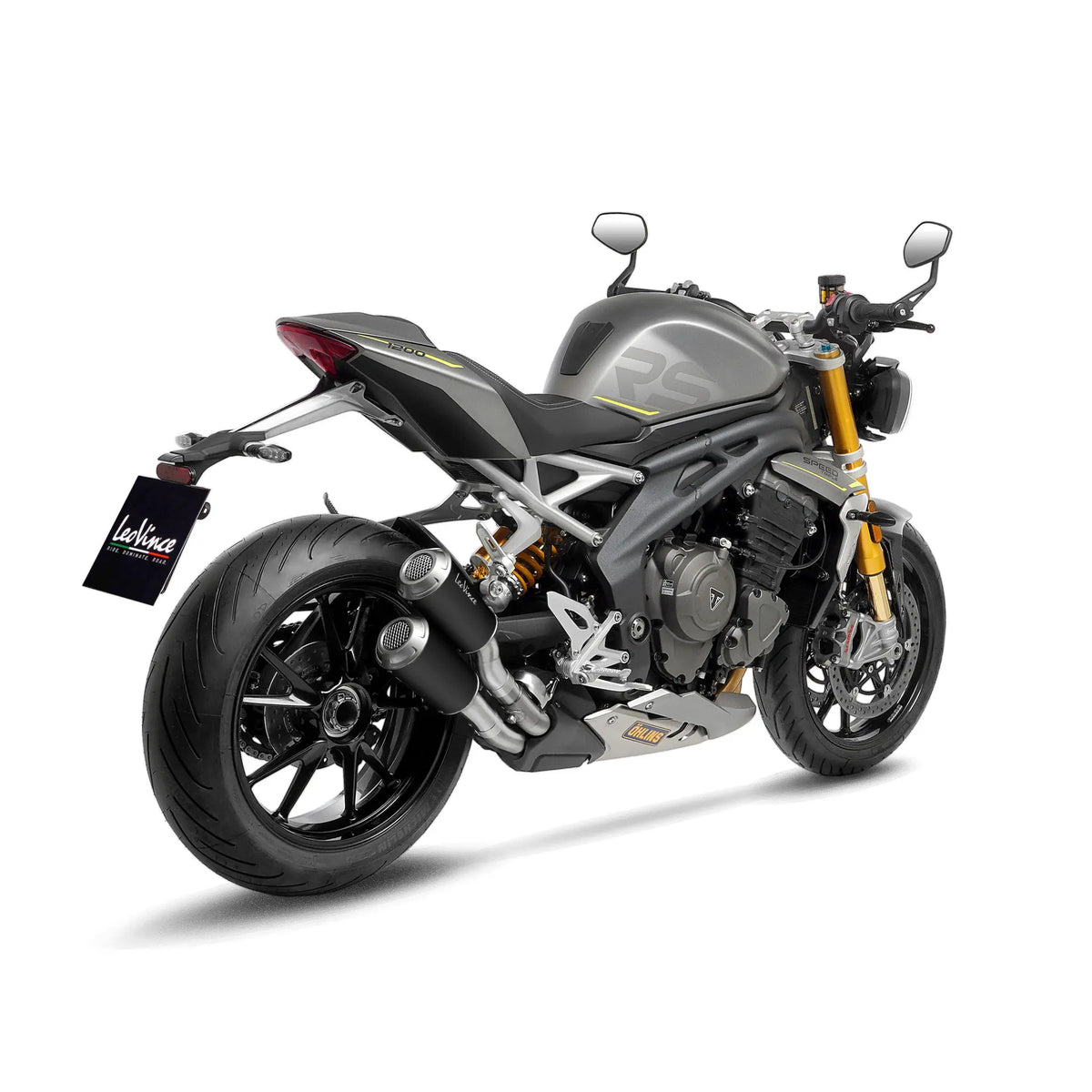 MUFFLER LV10 TRIUMPH SP TRIPLE 1200 RR BK