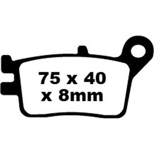 Brake Pad Fa Series Organic FA153