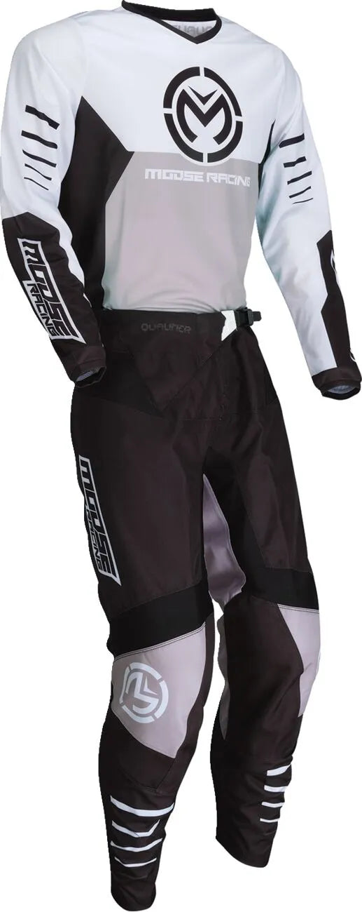 PANT QUALIFIER BLACK/WHITE 30