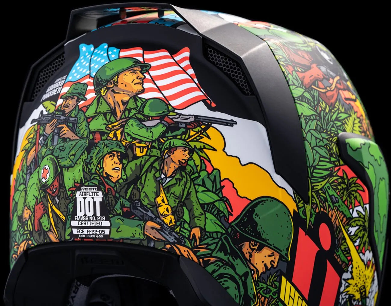 HELMET AIRFLITE GP23 GREEN XL
