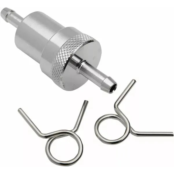 Fuel Filter 1/4" Chrome 14-34461