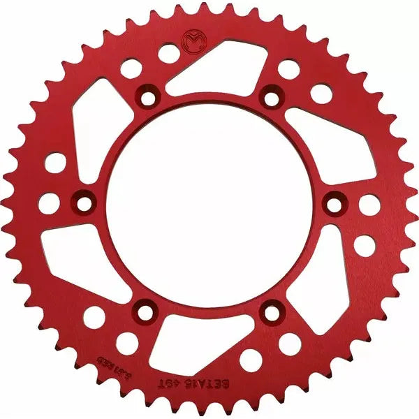 Sprocket Alu Mse Beta 49T Red 1211-Bet-49-13