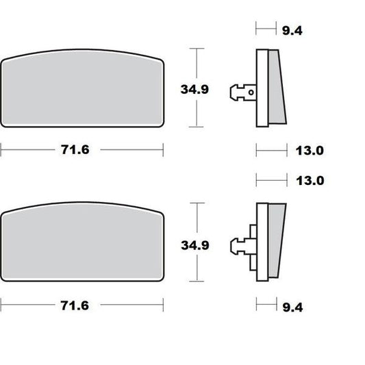 Brake Pad Ceramic 411004