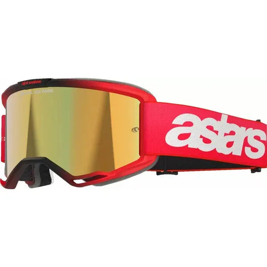 Vision 5 Blaze Goggle Red/Black w/ Yellow Mirrored Lens