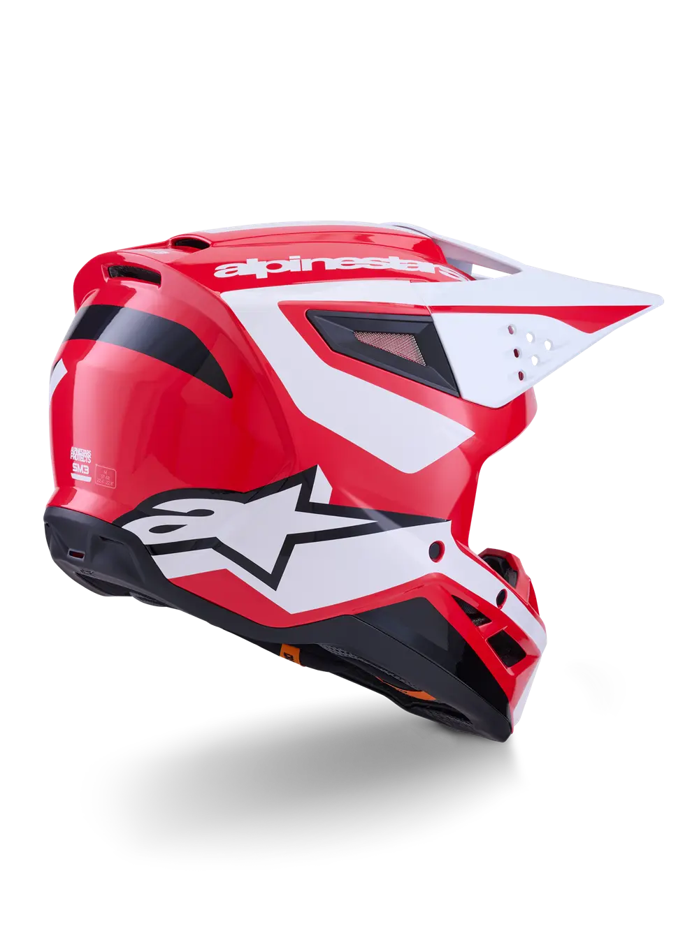 HELMET SM3 HEAT RED/WH/BLK M