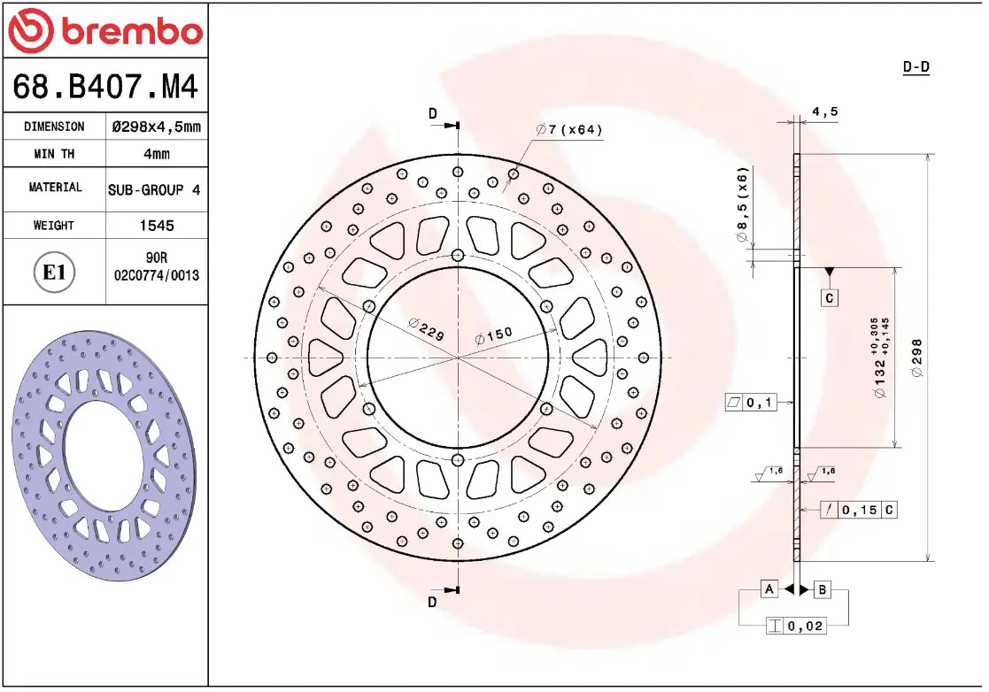 BRAKE DISC FIX FR