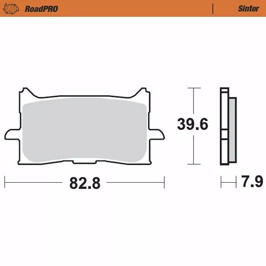 Brake Pad Sinter Front 412701
