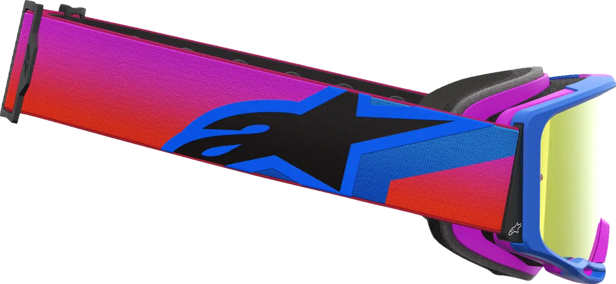 GOGGLE VISION 8 CORP BLUE/PURP/ORG MIRROR-RED