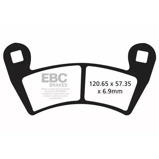 Brake Pad Fa-Tt Series Carbon Offroad FA452TT