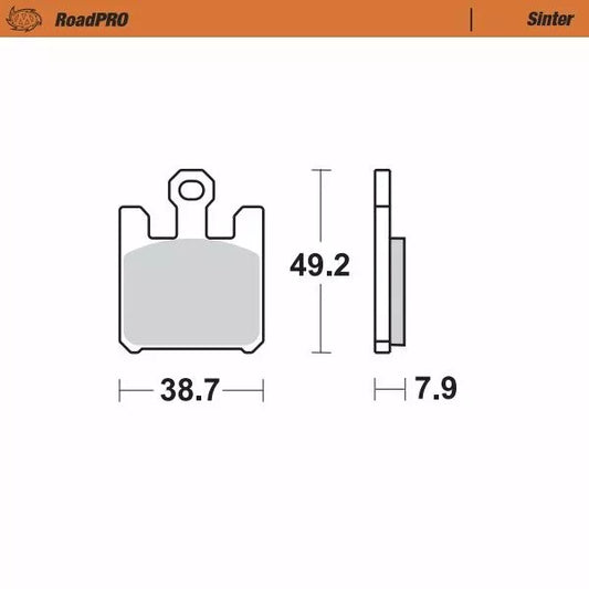 Brake Pad Sinter Front 406101