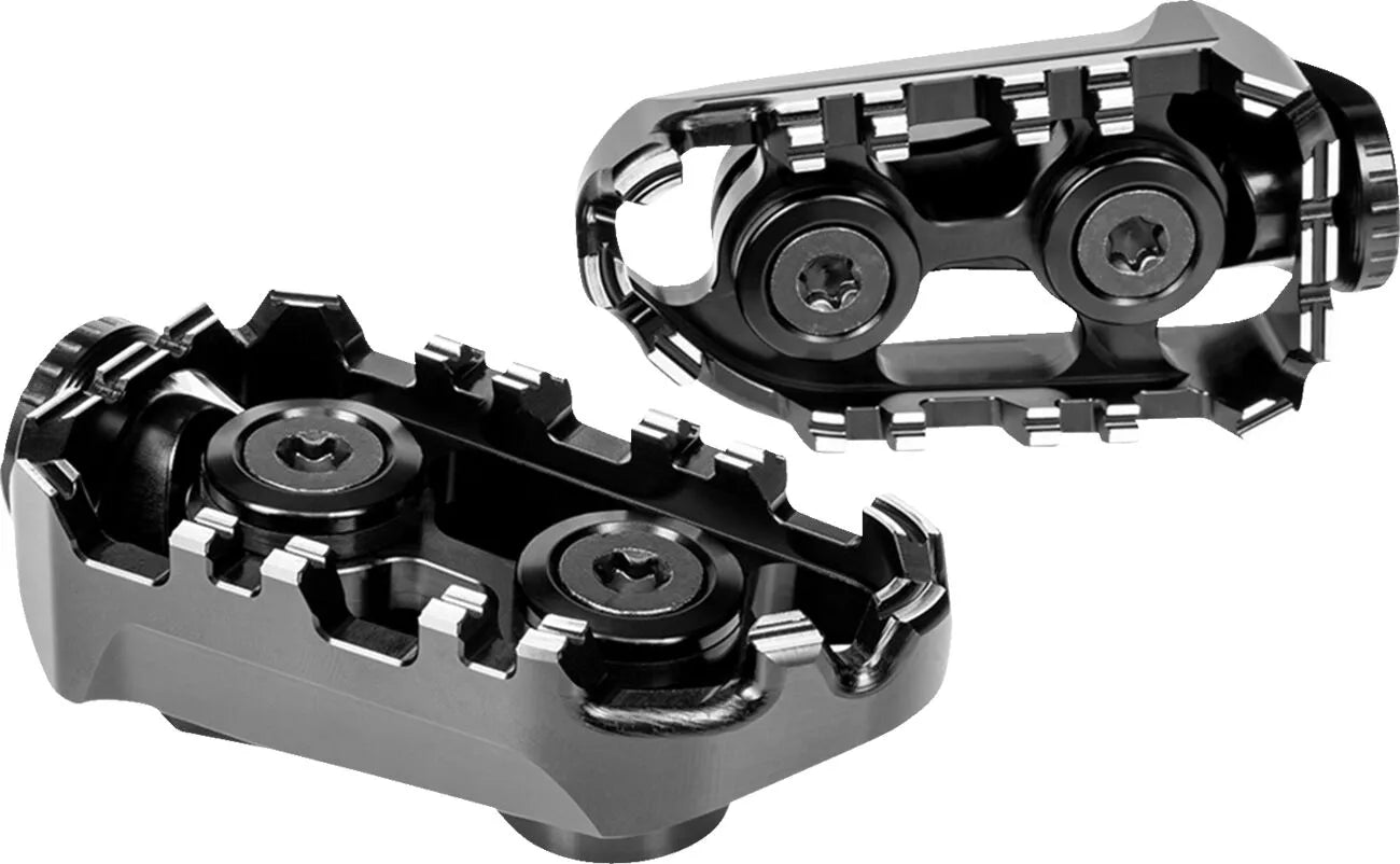 HONDA TECH-X ENDURO FOOT PEG SET RIDER BLACK