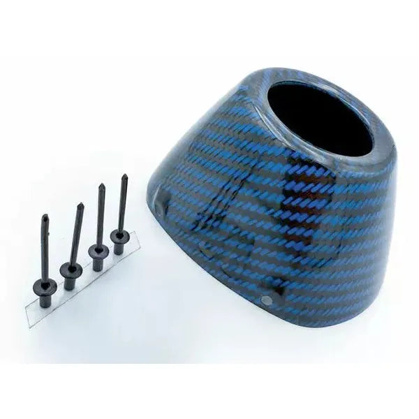 End Cap Replacement C/F Rct Ext. Rivet Blue 040694