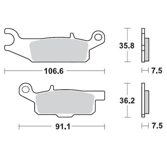 Brake Pad Racing 095911