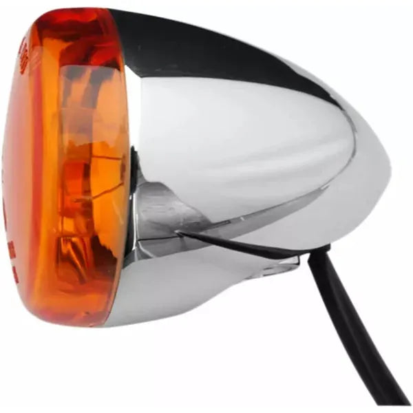 Turn Signal Amber Chr Hd F/R 27-01064E