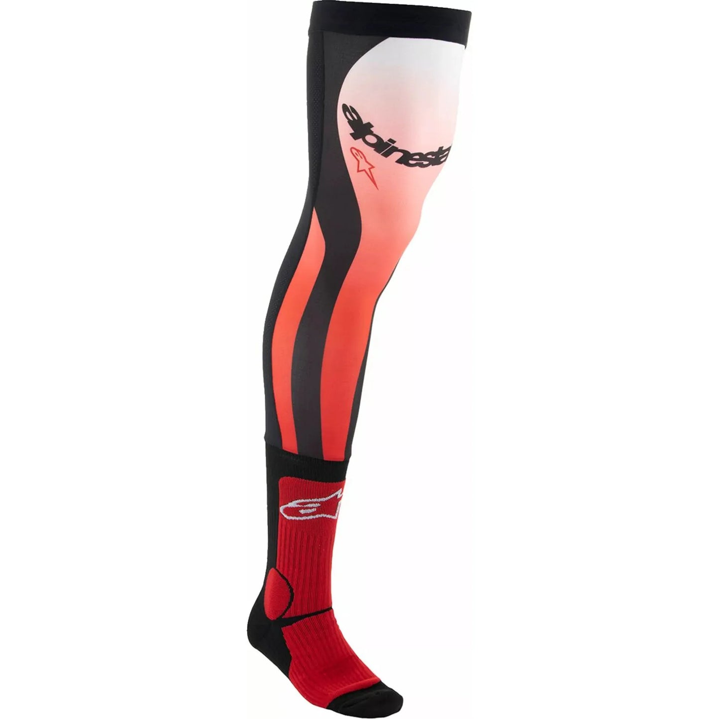 Knee Brace Socks Black/Red